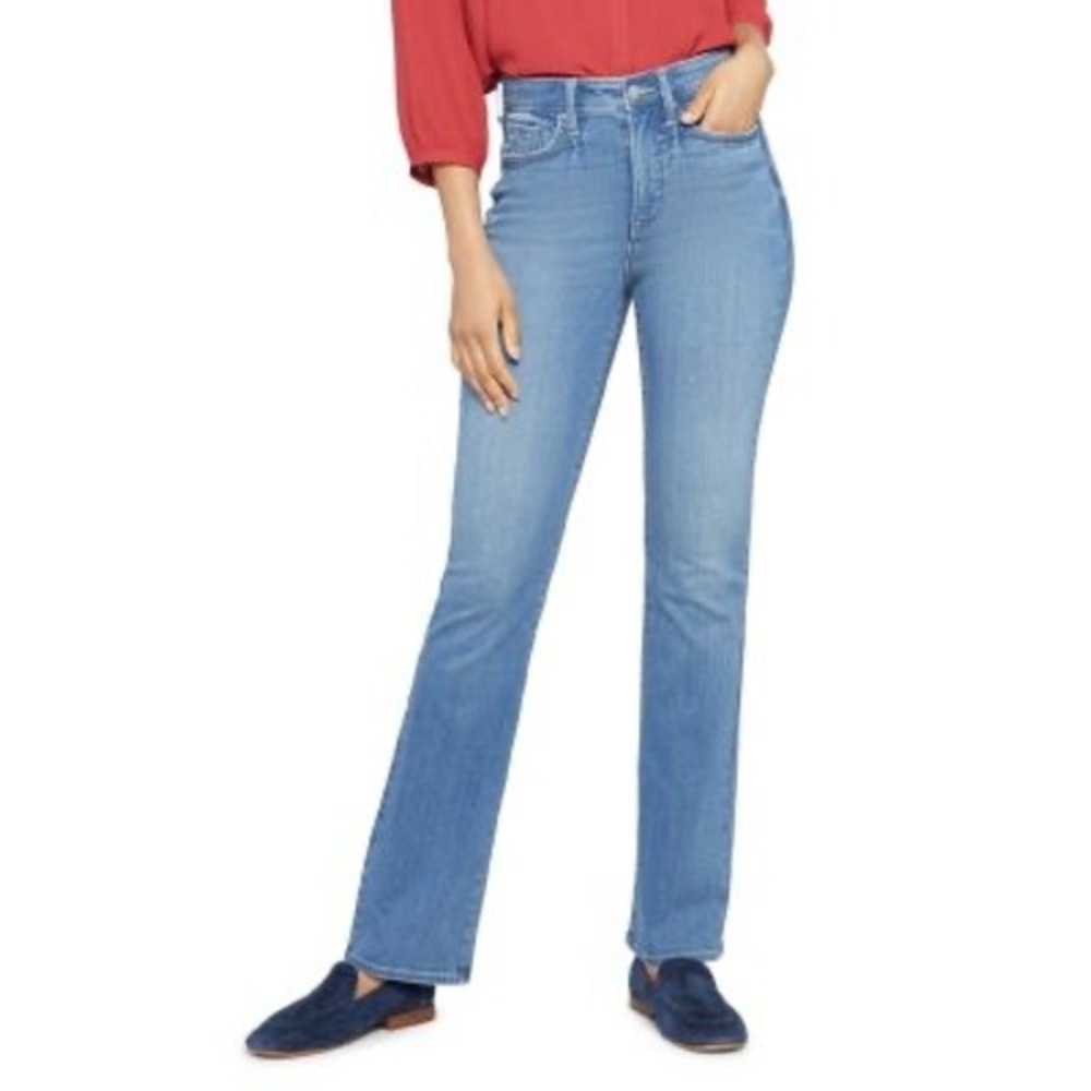NYDJ Slim Bootcut Stretch High Rise Jeans 10
